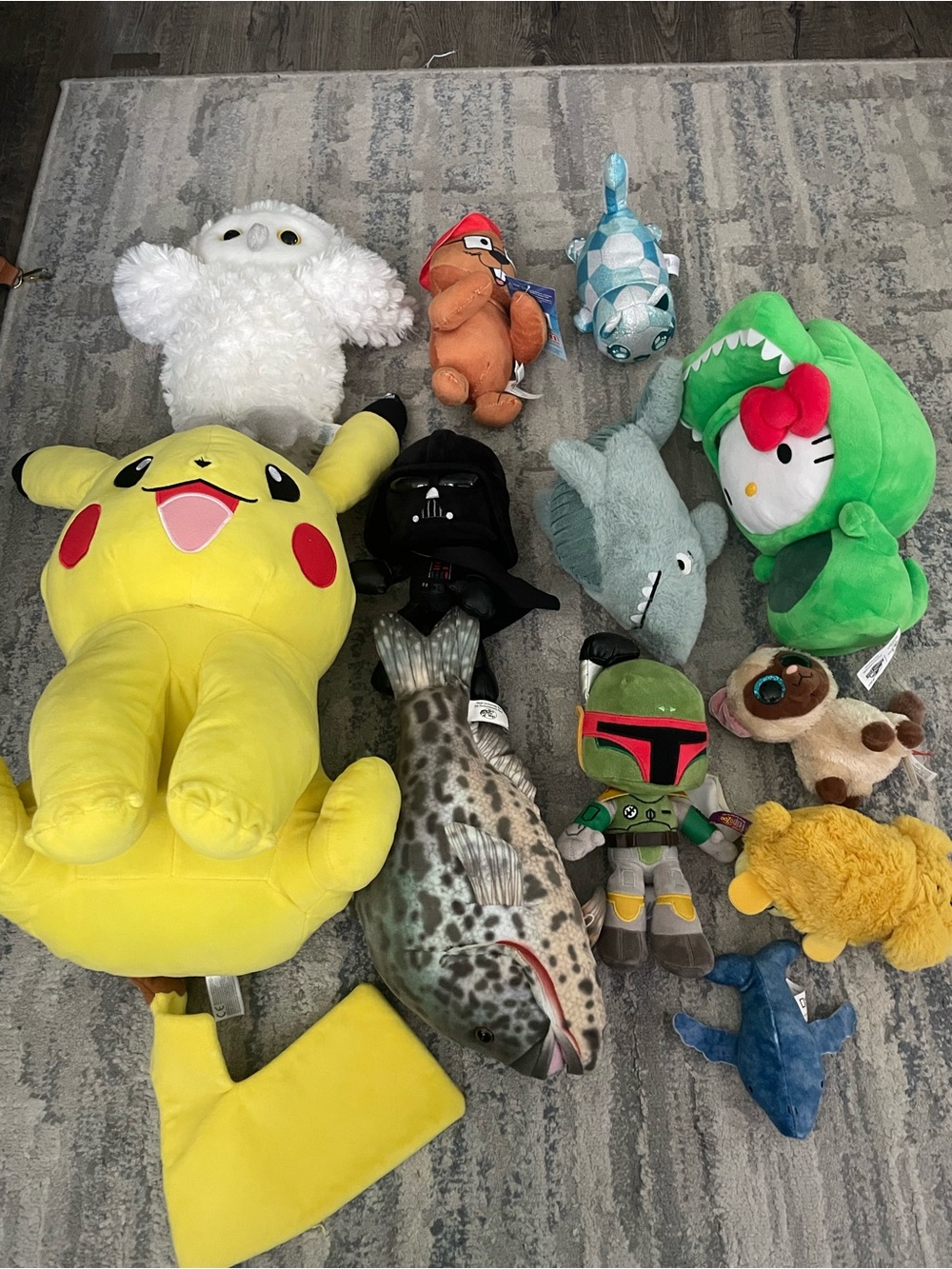 Pikachu Plush Toy - Yellow Cute Kids Stuffed Animal